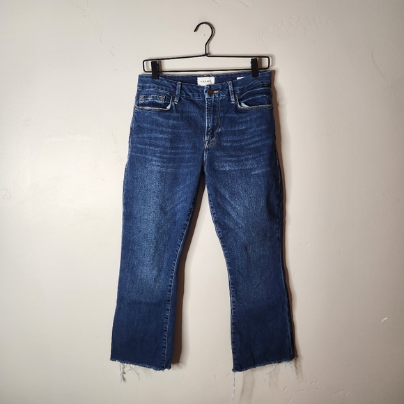 Frame Le Crop Mini Bootcut Jeans Size 28 - Picture 3 of 8